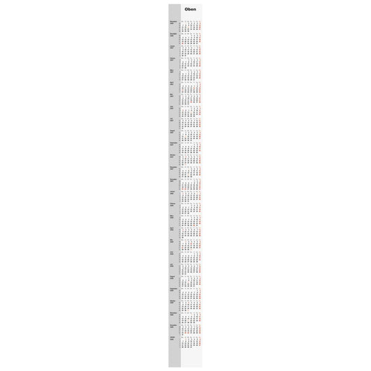 RIDO 3-Monats-Tischkalender Einlagen 2027 / 2028 Ersatzkalender für 7038000