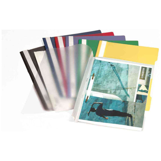 DURABLE Schnellhefter Sichthefter A4 Kunststoff Plastik 10 verschiedene Farben
