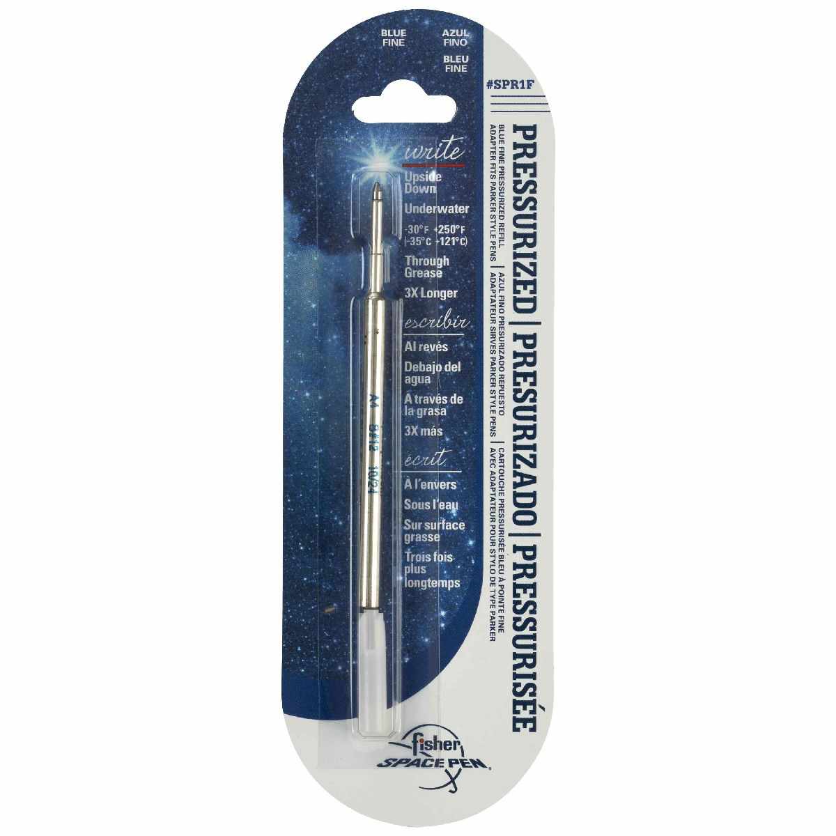 FISHER Kugelschreibermine F blau SPR1F für SPACEPEN