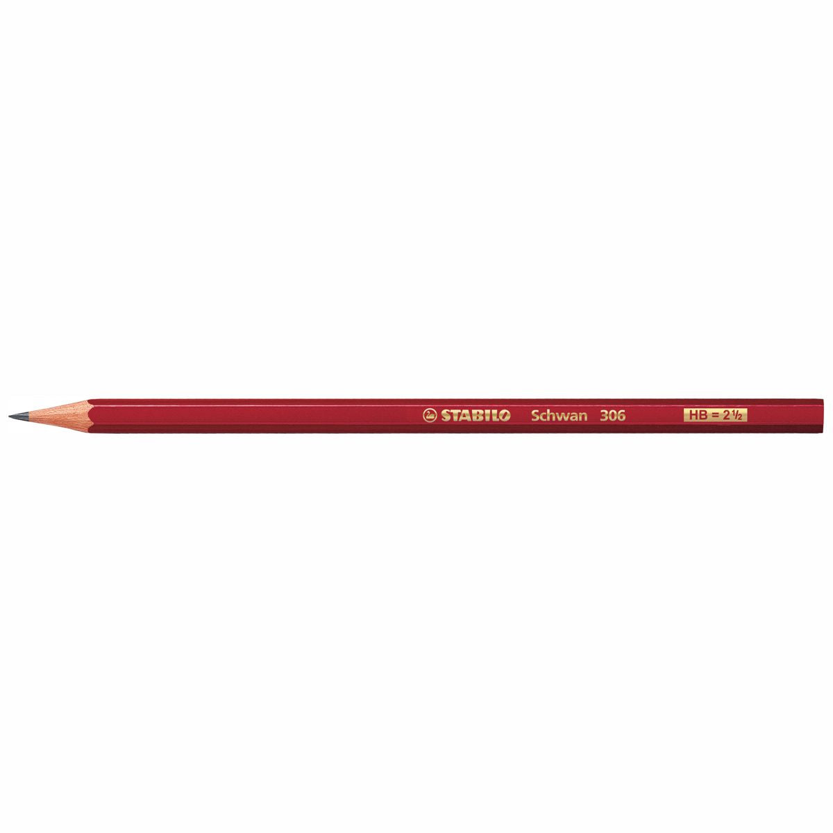STABILO Bleistift Swano 306 HB rot