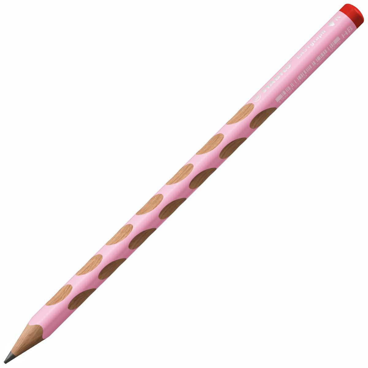 STABILO Bleistift EASYgraph HB -dick- rechts pastellrosa
