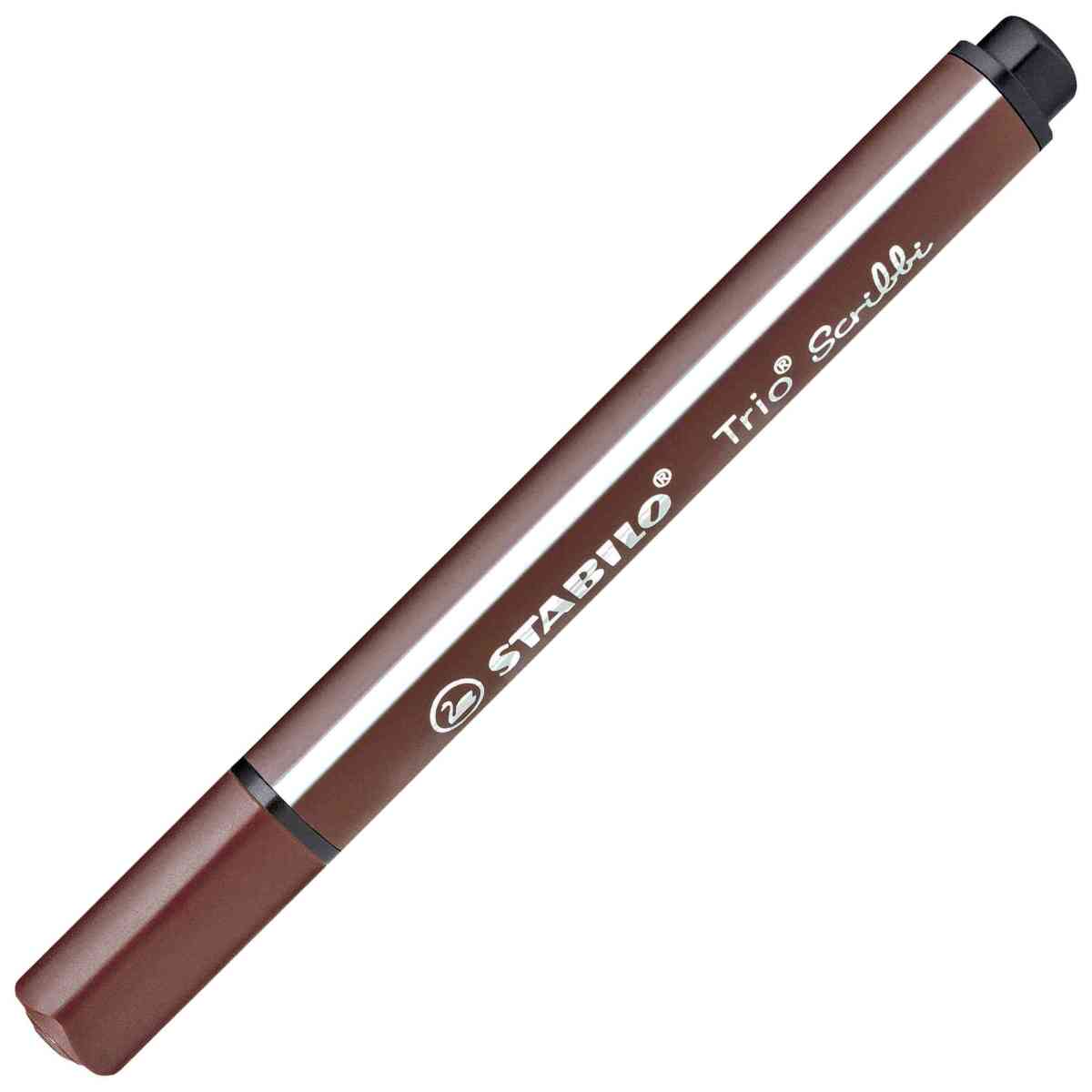 STABILO Fasermaler Trio Scribbi 1,5-2mm braun