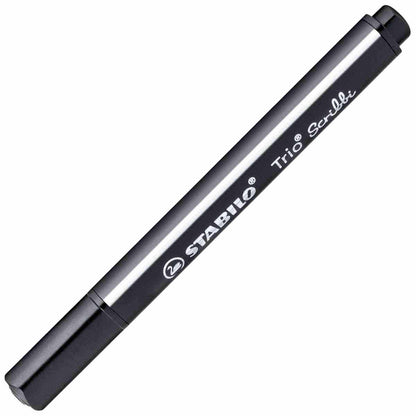 STABILO Fasermaler Trio Scribbi 1,5-2mm schwarz