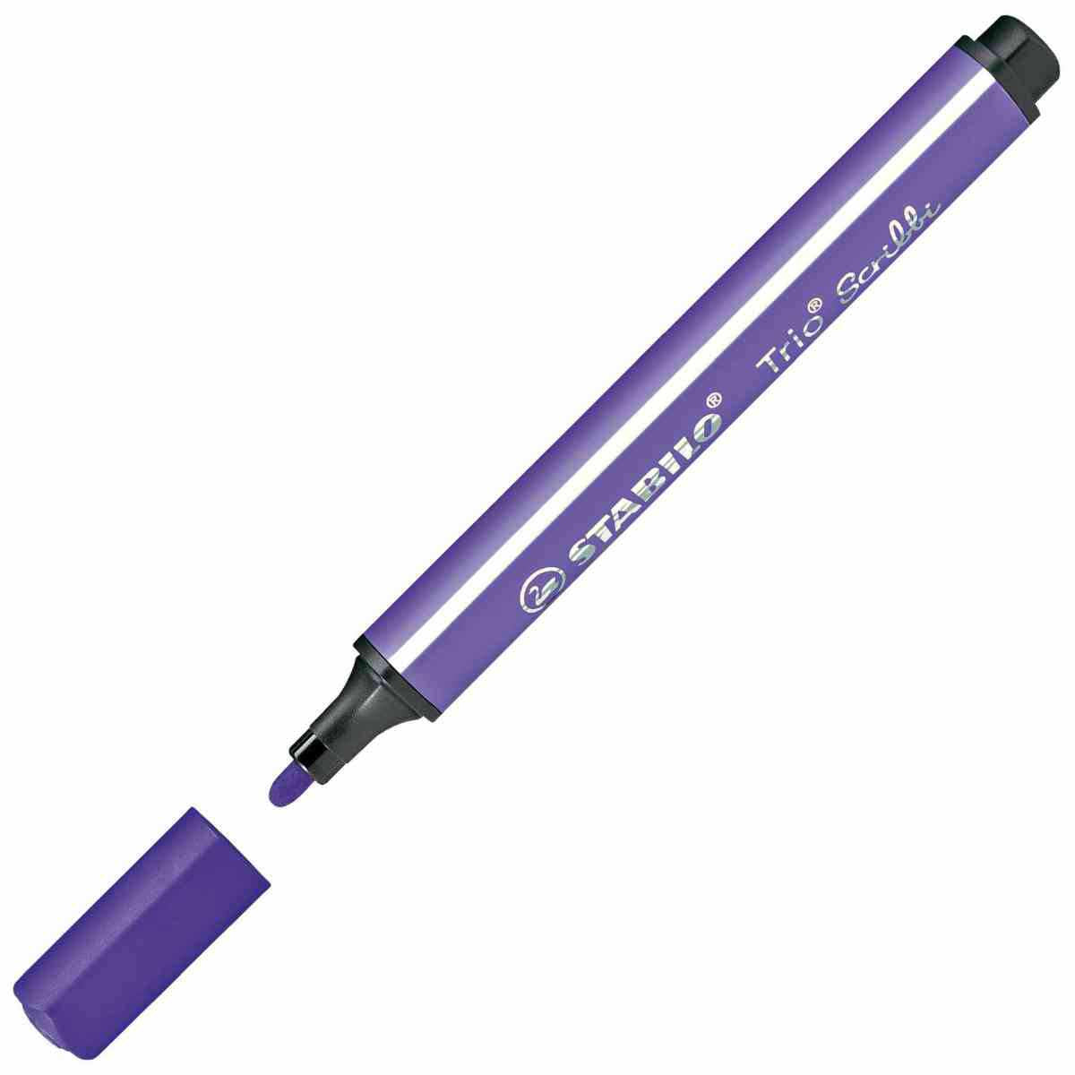 STABILO Fasermaler Trio Scribbi 1,5-2mm violett