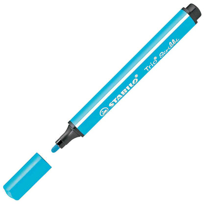 STABILO Fasermaler Trio Scribbi 1,5-2mm hellblau