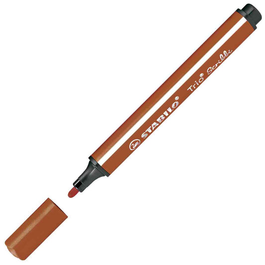 STABILO Fasermaler Trio Scribbi 1,5-2mm hellbraun