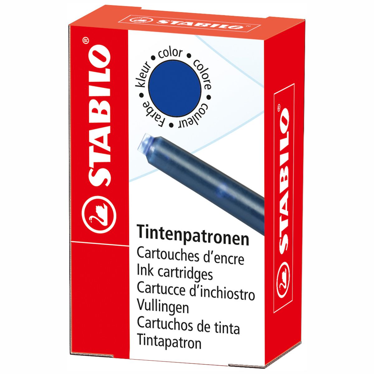 STABILO Tintenpatrone beYou! blau (löschbar) 6 Stück