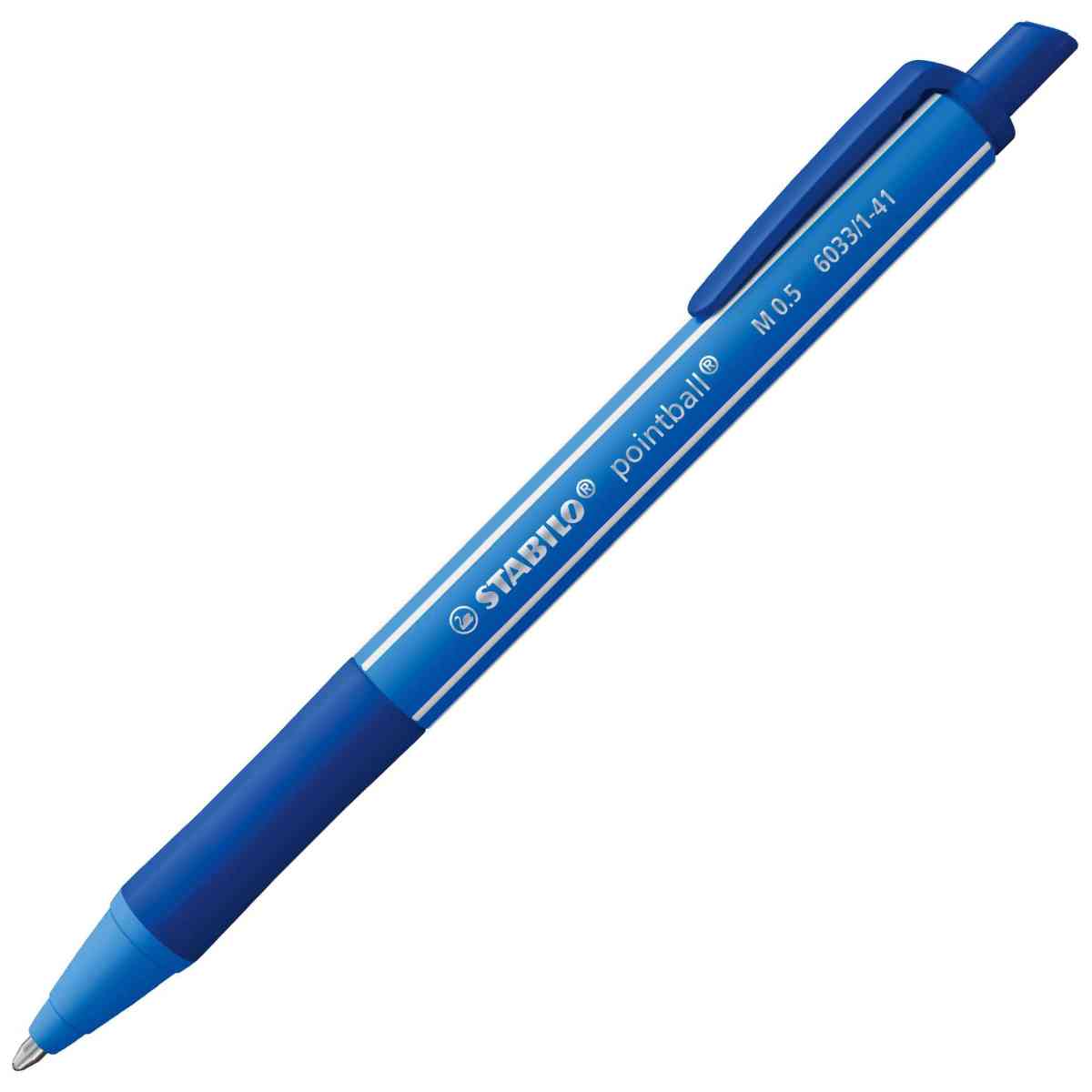 STABILO Kugelschreiber 6033 pointball colorful 0,5mm blau