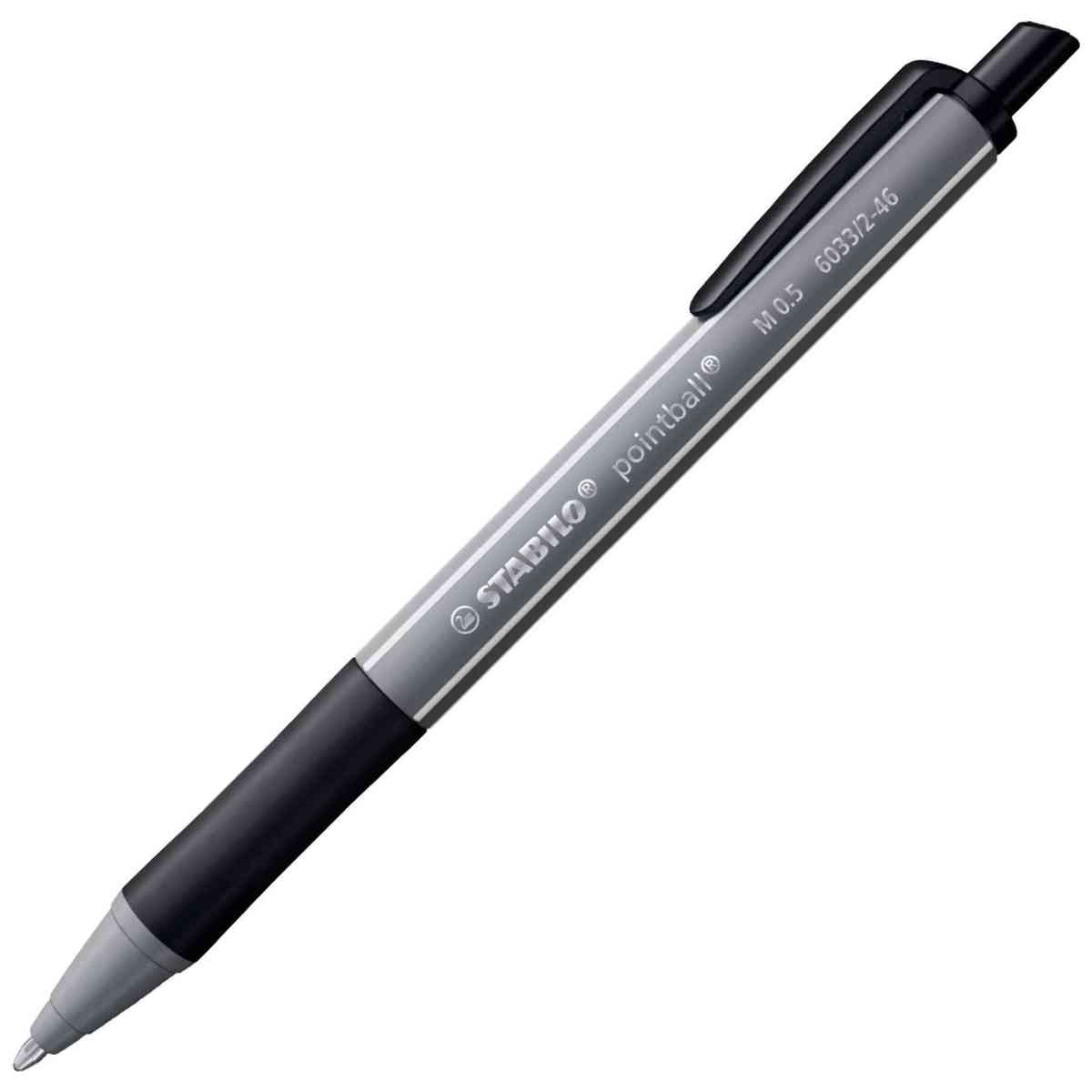 STABILO Kugelschreiber 6033 pointball colorful 0,5mm schwarz