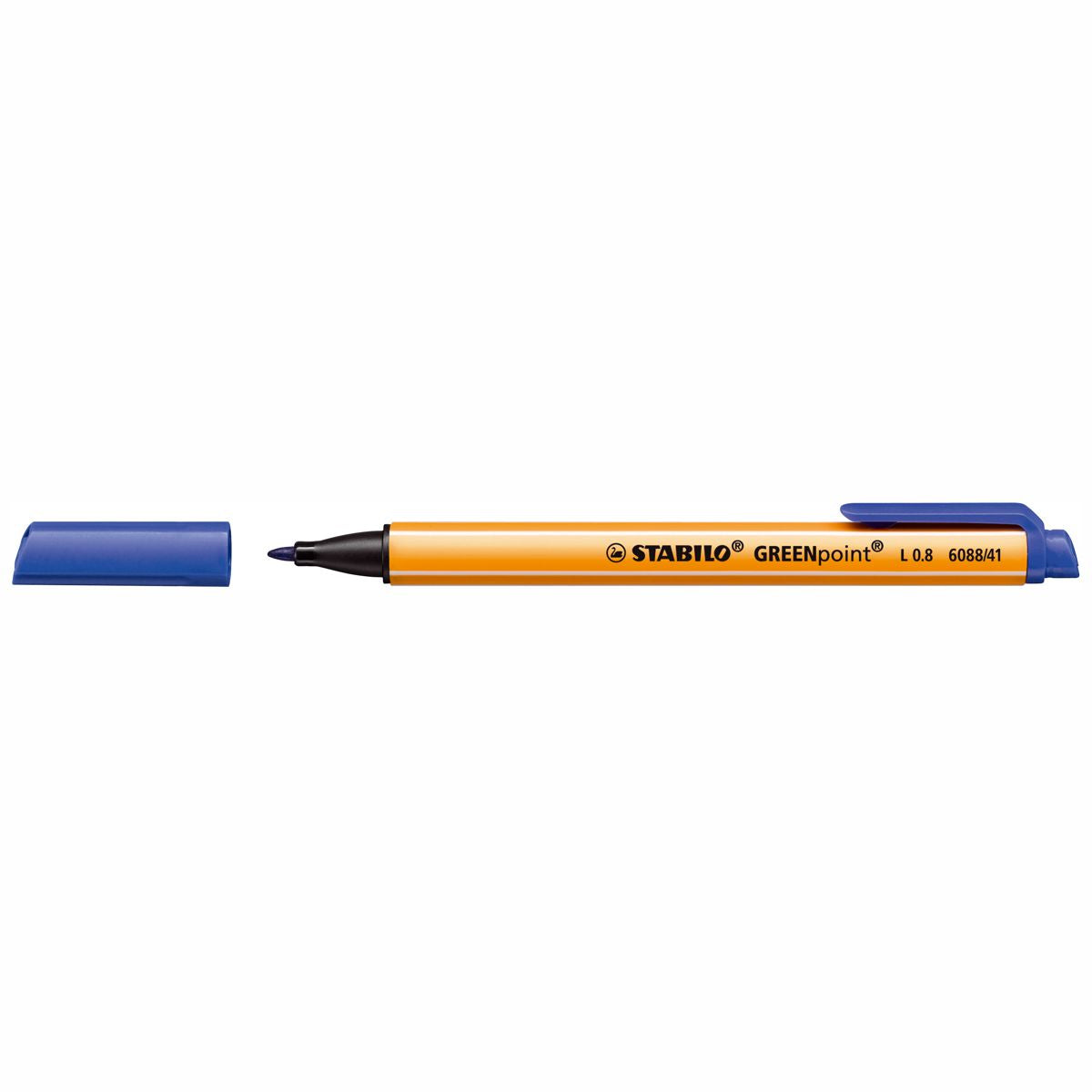 STABILO Feinschreiber GREENpoint 6088/41 0,8mm blau