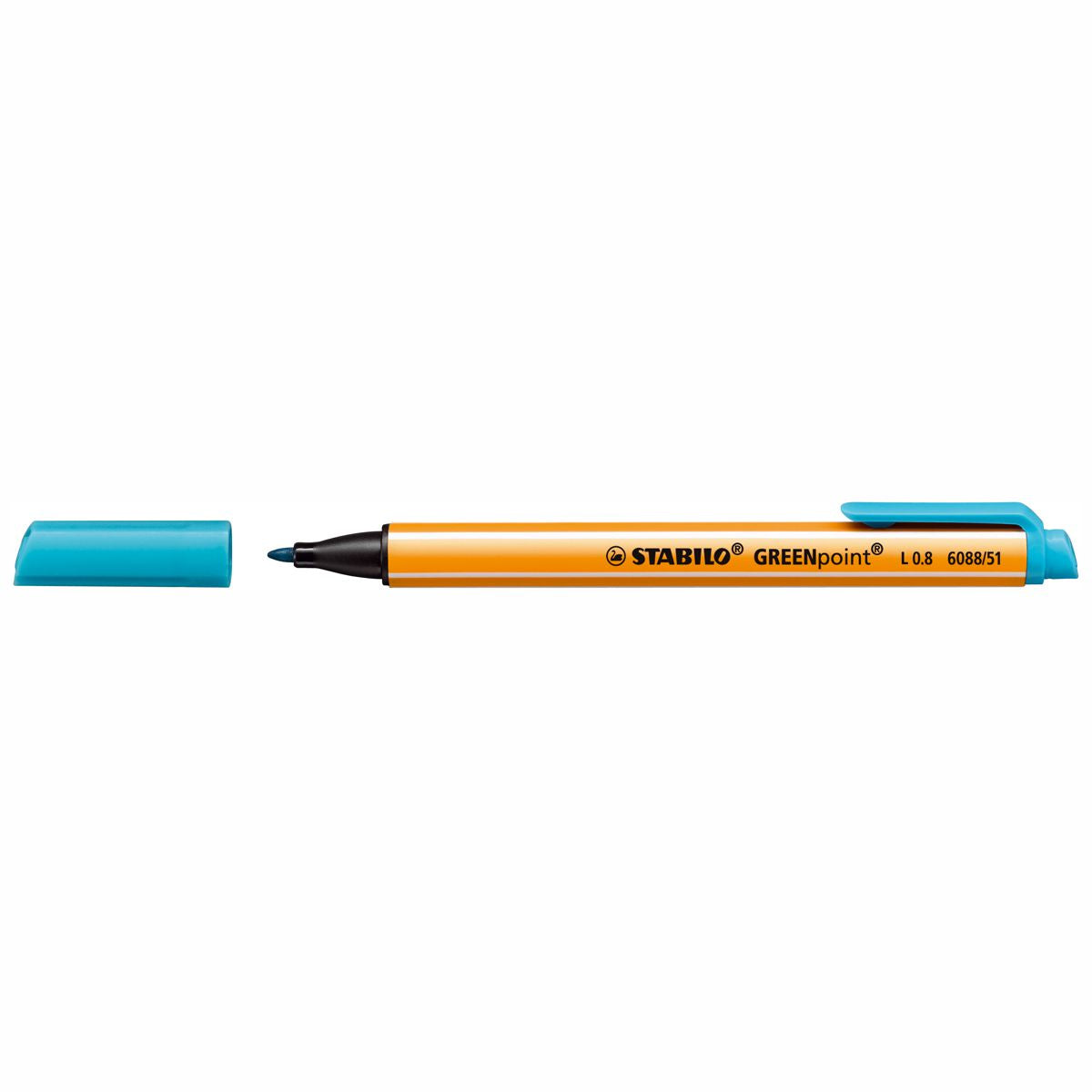 STABILO Feinschreiber GREENpoint 6088/41 0,8mm türkis