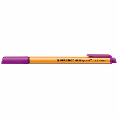 STABILO Feinschreiber GREENpoint 6088/41 0,8mm lila