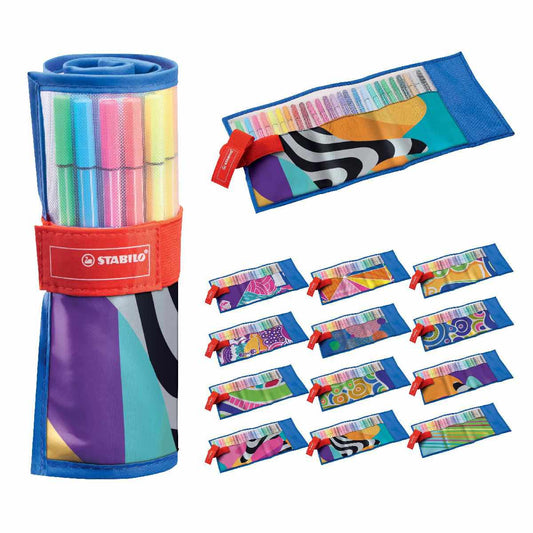 STABILO Fasermaler pen 68 Rollerset 25 Stück Individual