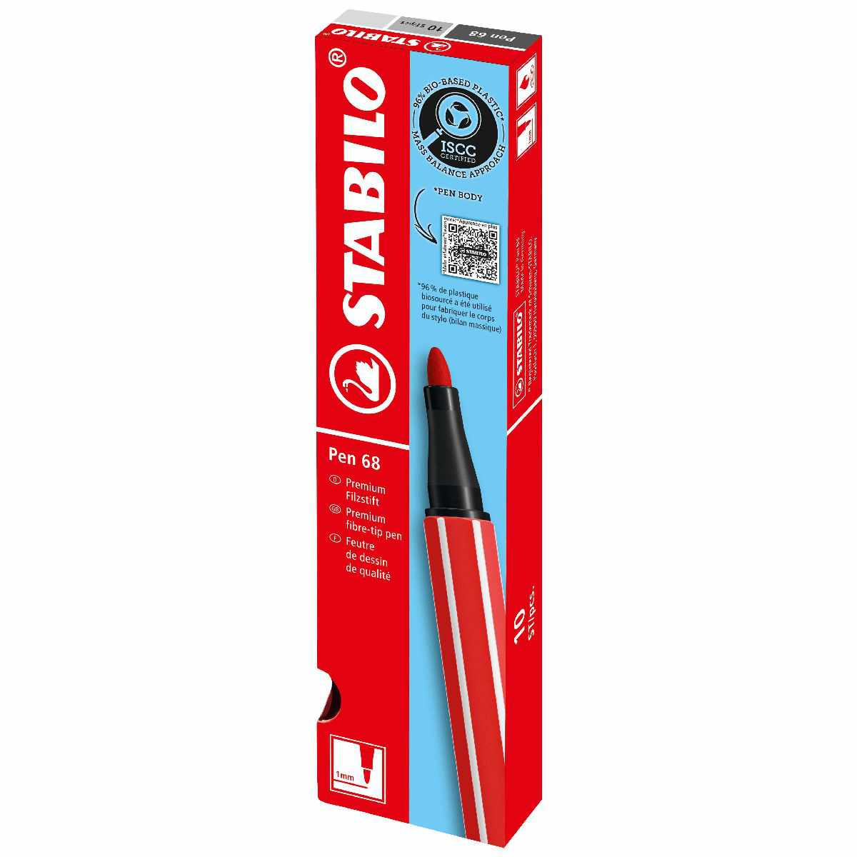 STABILO Fasermaler Pen 68/36 1-2mm smaragdgrün