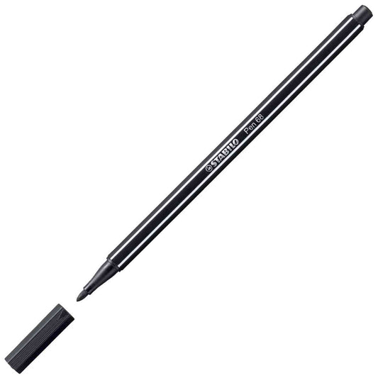 STABILO Fasermaler Pen 68/46 1-2mm schwarz