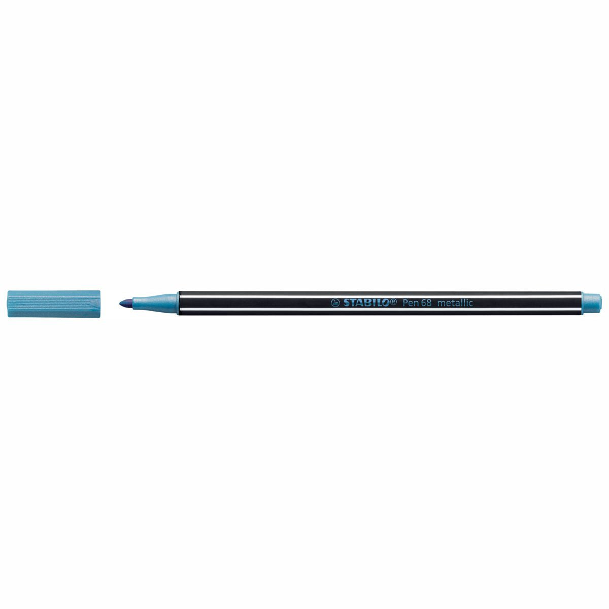 STABILO Fasermaler Pen 68/841 1-2mm metallic blau