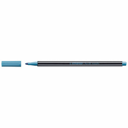 STABILO Fasermaler Pen 68/841 1-2mm metallic blau