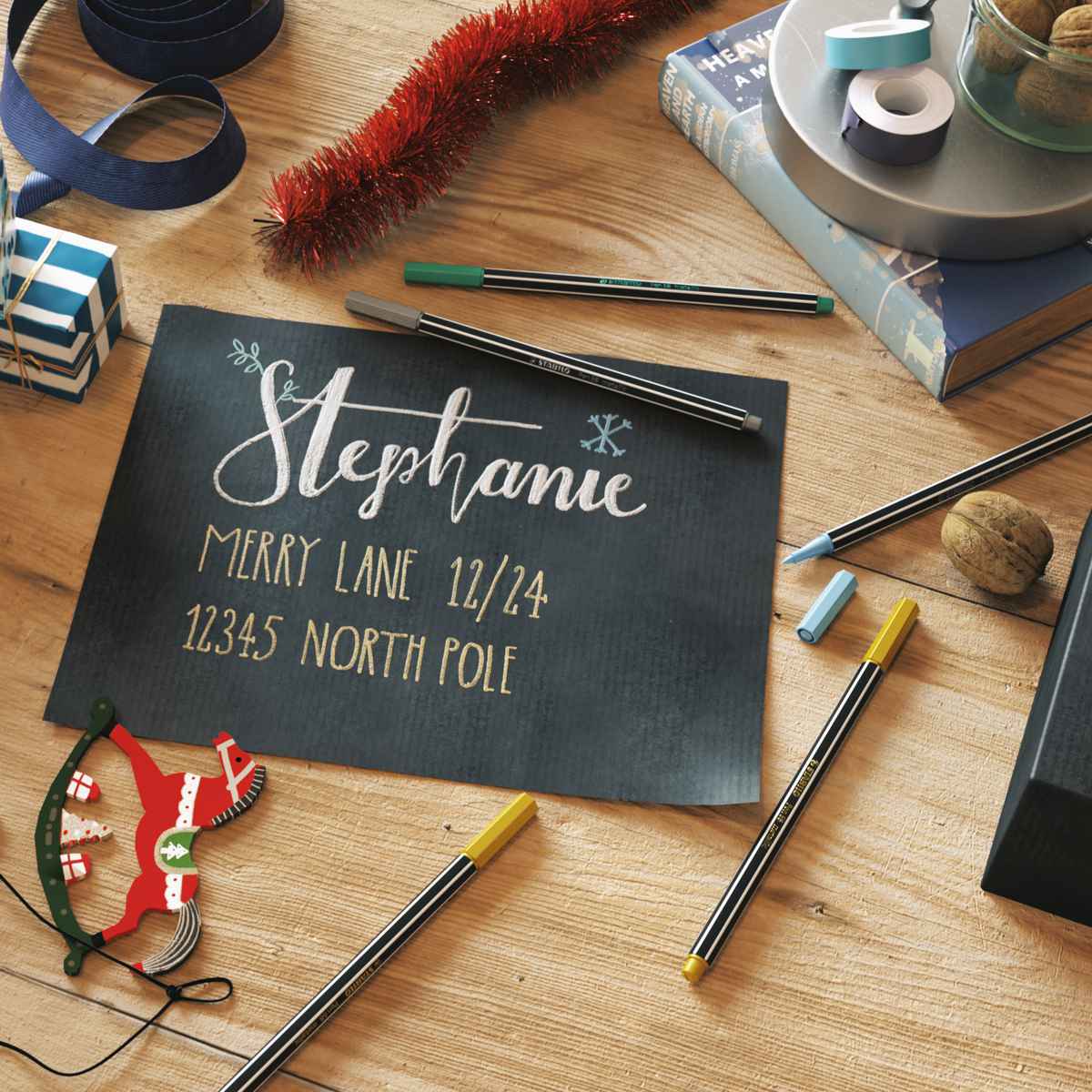 STABILO Fasermaler Pen 68/841 1-2mm metallic blau