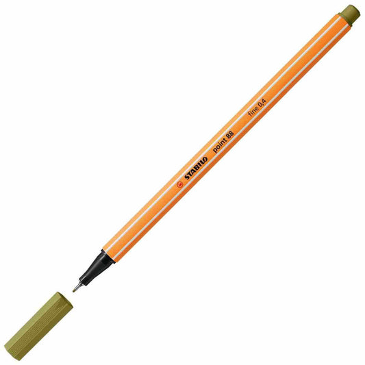 STABILO Fineliner point 88/37 schlammgrün 0,4mm