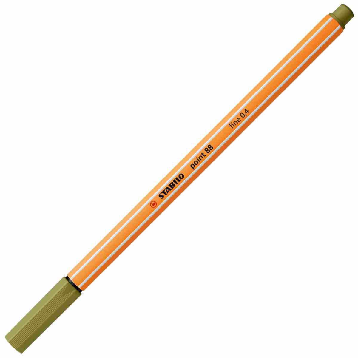 STABILO Fineliner point 88/37 schlammgrün 0,4mm