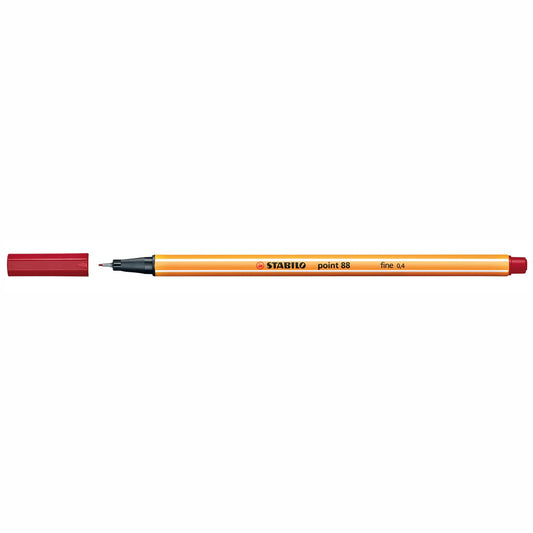 STABILO Fineliner point 88/50 dunkelrot 0,4mm
