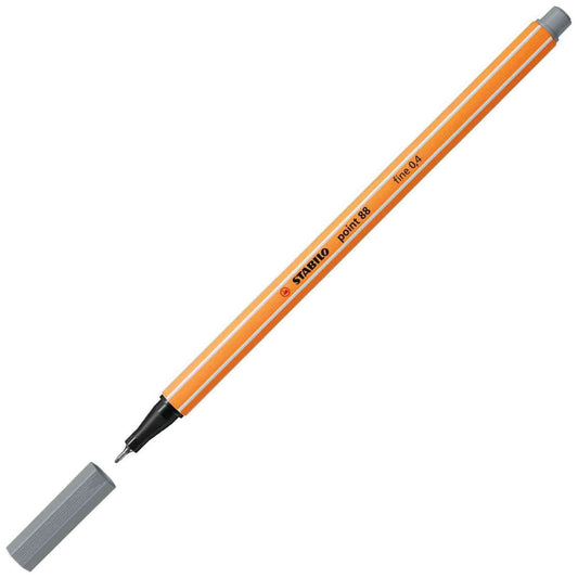 STABILO Fineliner point 88/95 mittelgrau 0,4mm