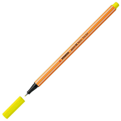 STABILO Fineliner point 88 neon 0,4mm 5 Stück im Etui
