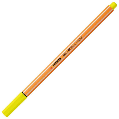 STABILO Fineliner point 88 neon 0,4mm 5 Stück im Etui