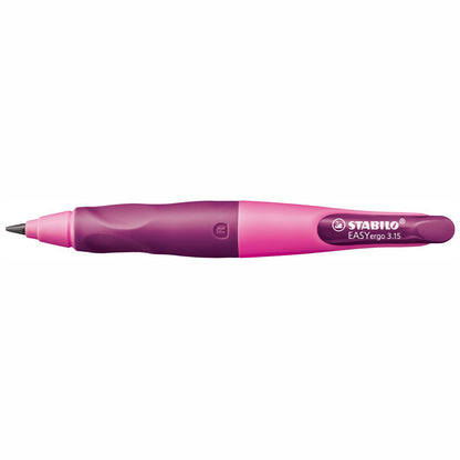 STABILO Druckbleistift EASYergo R 3,15mm pink / lila + Spitzer