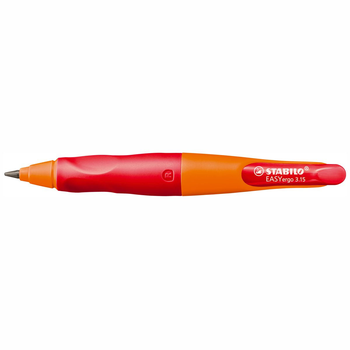 STABILO Druckbleistift EASYergo R 3,15mm orange / rot + Spitzer