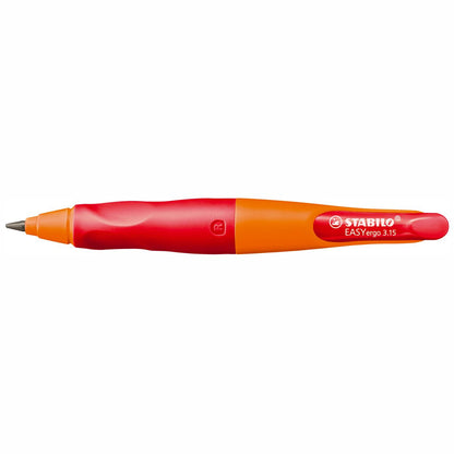 STABILO Druckbleistift EASYergo R 3,15mm orange / rot + Spitzer