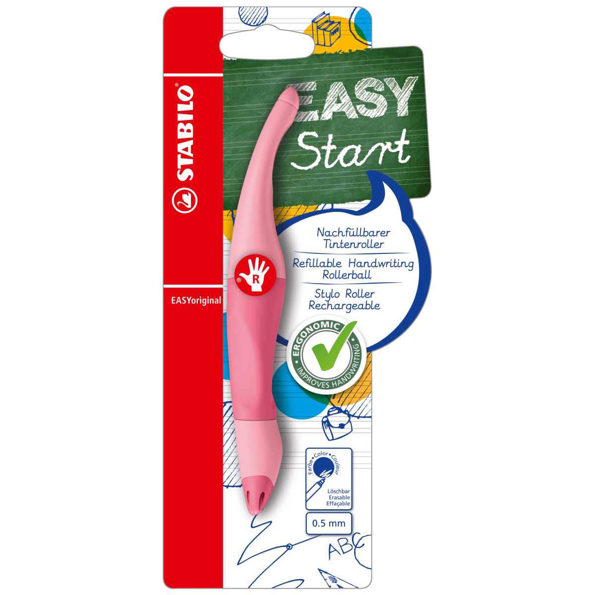 STABILO Tintenroller EASYoriginal R rosiges Rouge