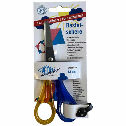 WEDO Bastelschere 13cm rund Linkshänder farbig sortiert