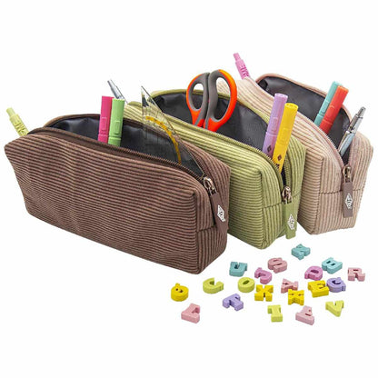 WEDO Mäppchen Cord pistazie aus Baumwolle