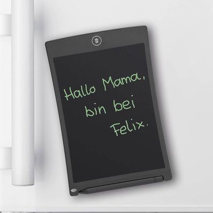 WEDO LCD Schreibtafel mit Stift schwarz 8,5 Zoll incl. Batterien