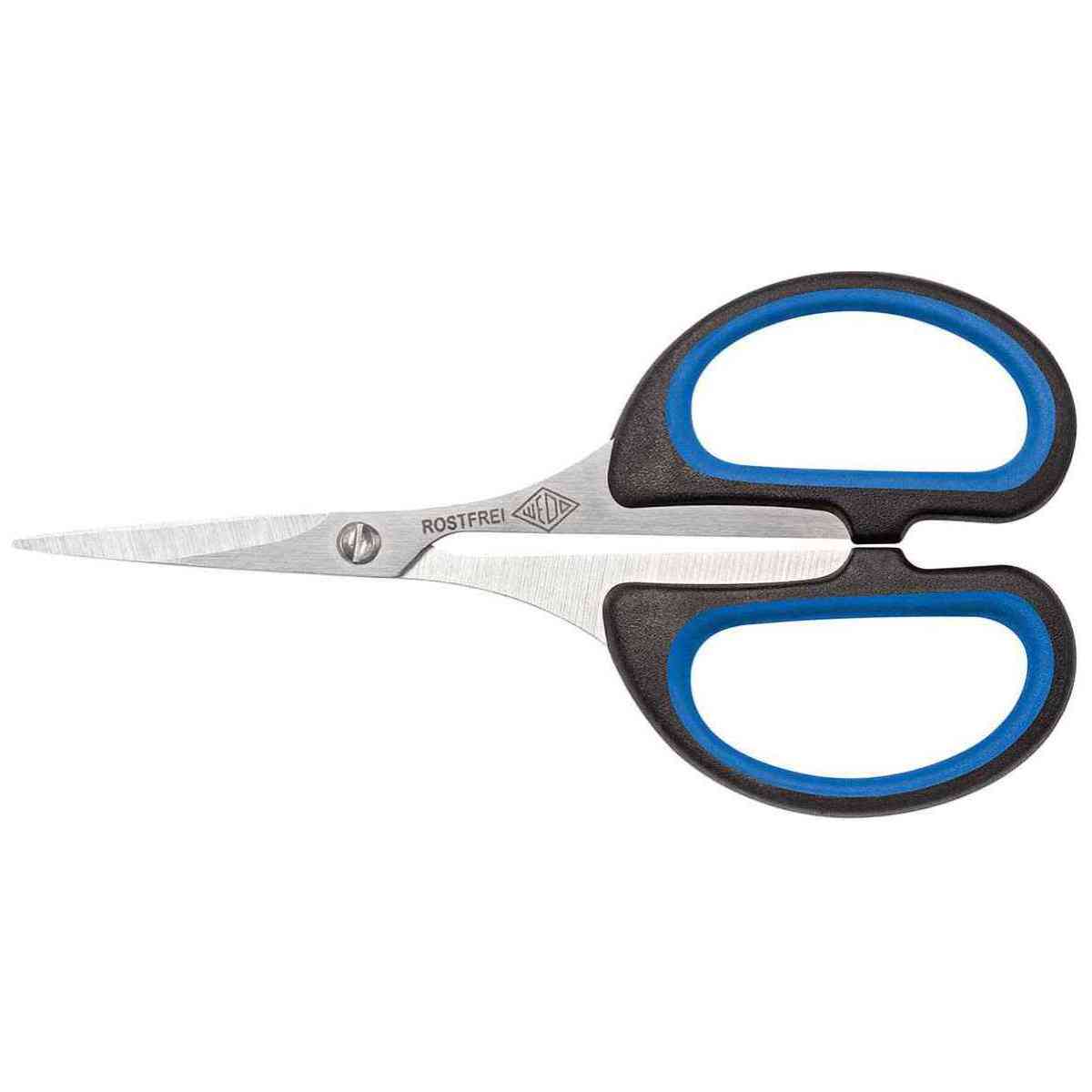 WEDO Silhouettenschere 9794 10,5cm spitz Softcut schwarz / blau