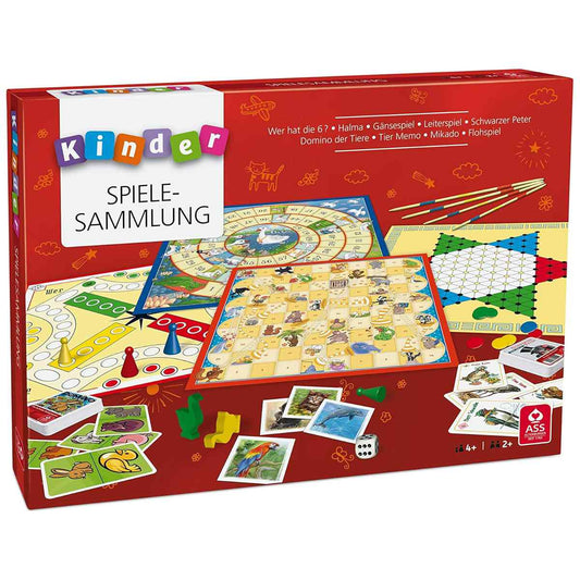 ASS große Kinderspielesammlung 9 Spiele in 1 Box