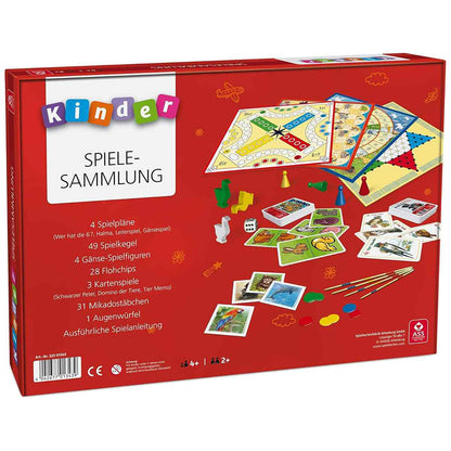 ASS große Kinderspielesammlung 9 Spiele in 1 Box