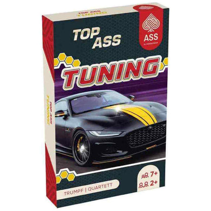ASS Quartett TOP ASS im Karton TUNING 59 x 91 mm 35+1 Spielkarten