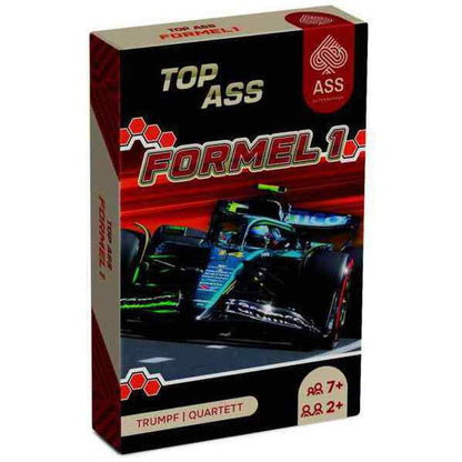 ASS Quartett TOP ASS im Karton FORMEL 1 59 x 91 mm 35+1 Spielkarten