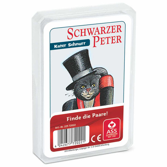 ASS Quartett Schwarzer Peter - Kater Schnurr 59 x 91 mm