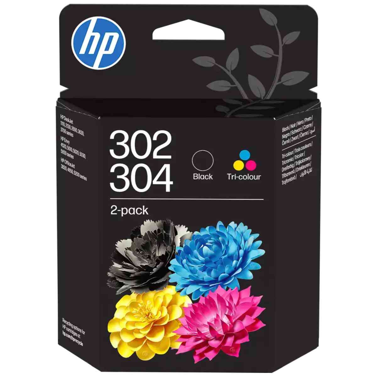 HP Tinte Nr. 302 / 304 B82L1AE#LS1 Multipack schwarz + farbig 3,5/4ml