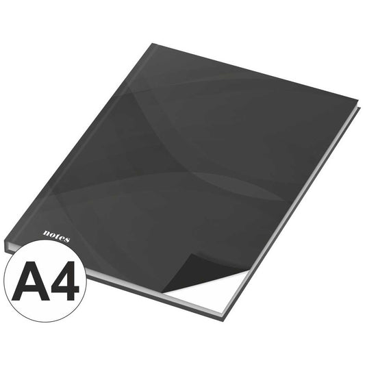 RNK Kladde A4 96 Blatt "notes carbon black" blanko