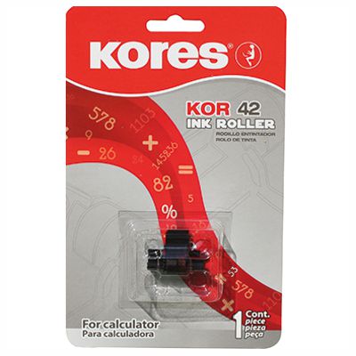KORES Farbrolle G745SR Gr. 745 schwarz / rot IR40T