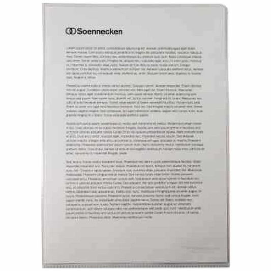 SOENNECKEN Sichthüllen 1510 A 0,15mm PP transparent 10 Stüc