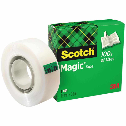 SCOTCH Klebeband Magic Tape  810 unsichtbar 19mm x 33 m