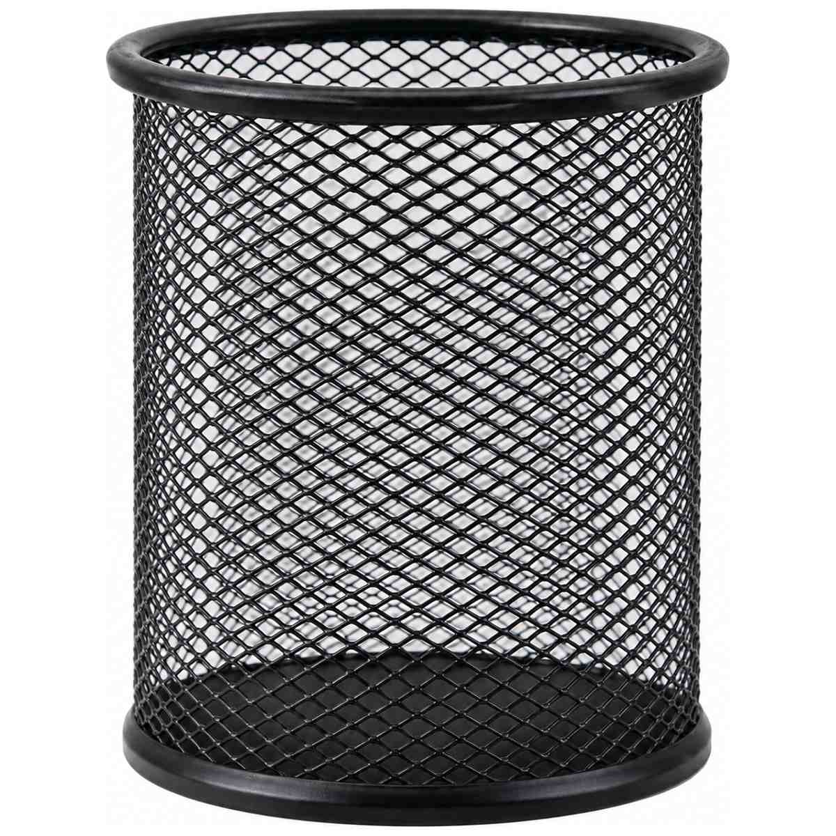 WESTCOTT Stifteköcher Mesh schwarz H=10cm