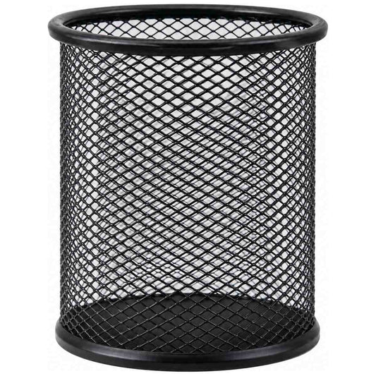 WESTCOTT Stifteköcher Mesh schwarz H=10cm