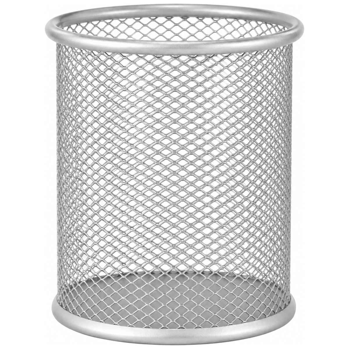 WESTCOTT Stifteköcher Mesh silber H=10cm