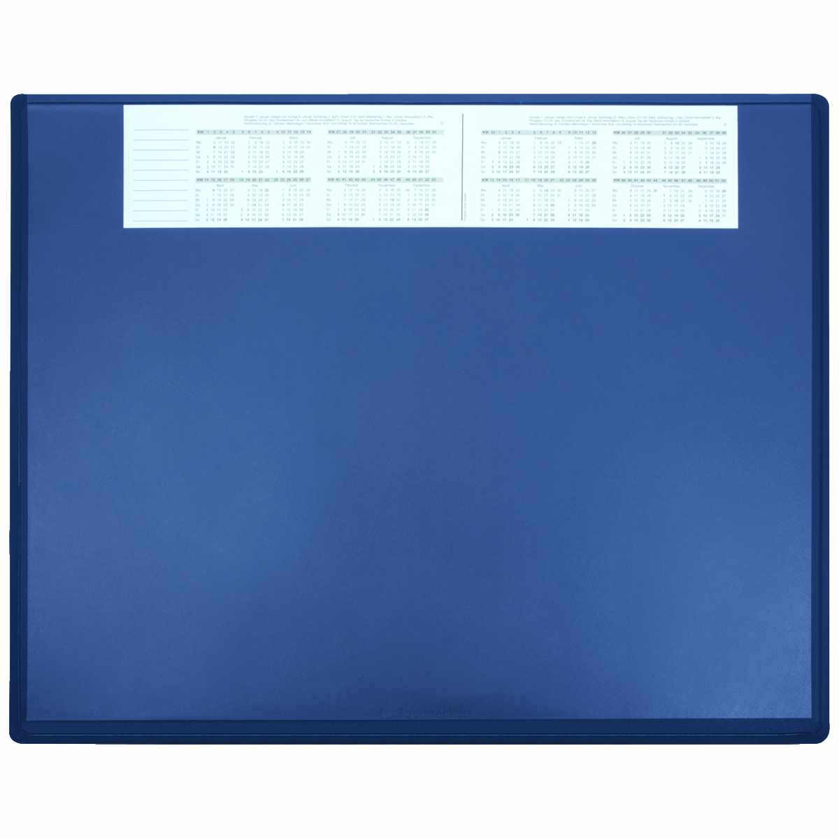 SOENNECKEN Schreibunterlage 3656 Kunststoff mit VSP 63x50cm blau